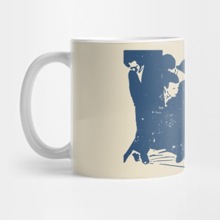 Madness - Silhouette Retro Blue Mug